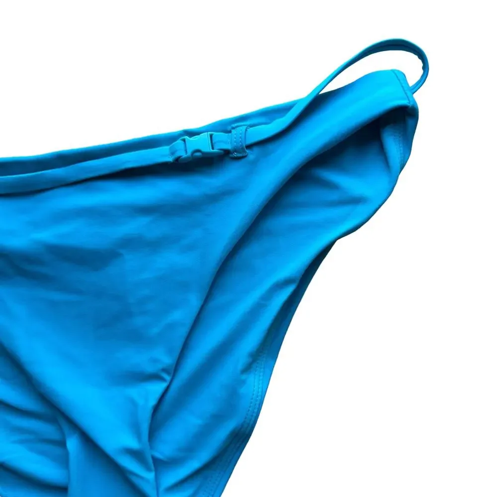 andie swim the riviera bikini bottom women bright blue large